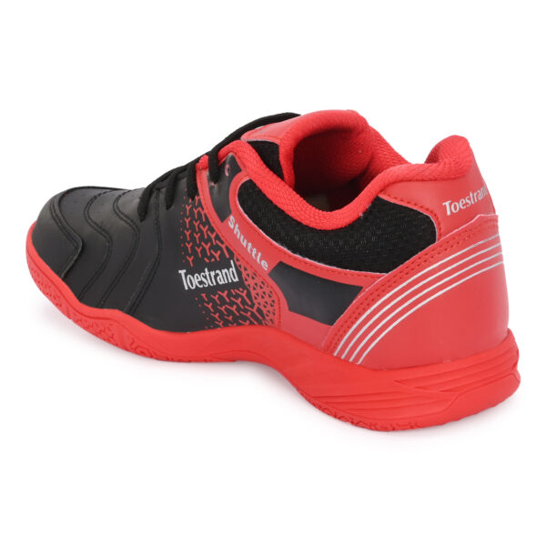 Badminton Squash Table Tennis Volleyball Non-Marking Shoe with Power Cushion (RED) - Image 5