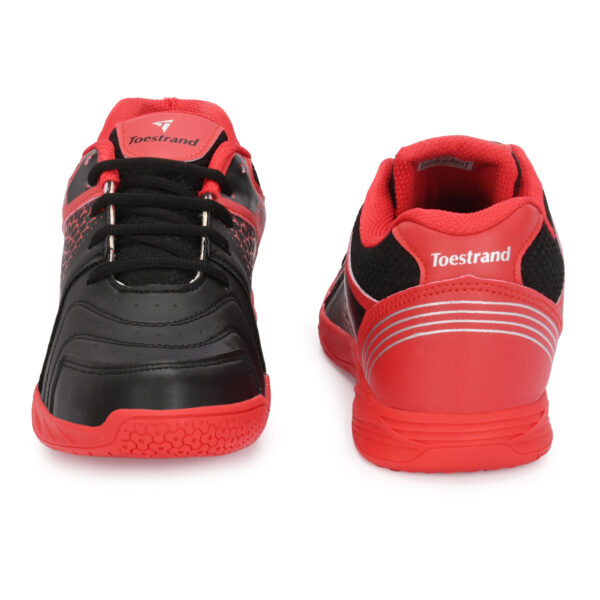 Badminton Squash Table Tennis Volleyball Non-Marking Shoe with Power Cushion (RED) - Image 6