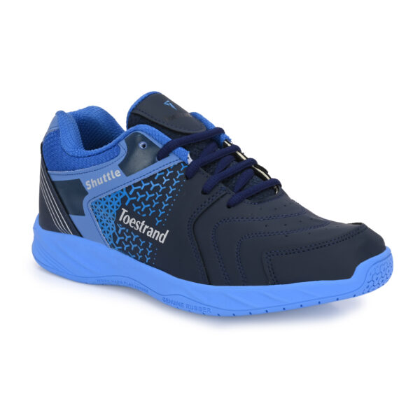 Badminton Squash Table Tennis Volleyball Non-Marking Shoe with Power Cushion (BLUE) - Image 8