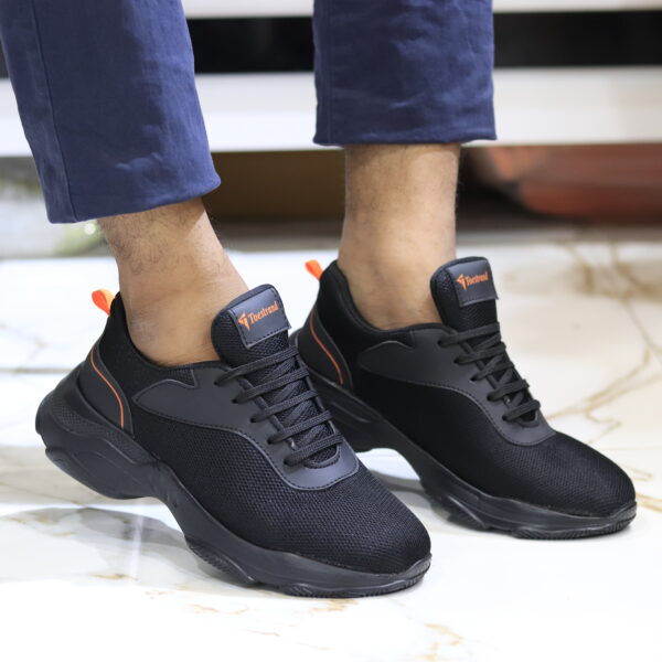 Toestrand Men First Black Sports Running Shoes Running Shoes - Image 8